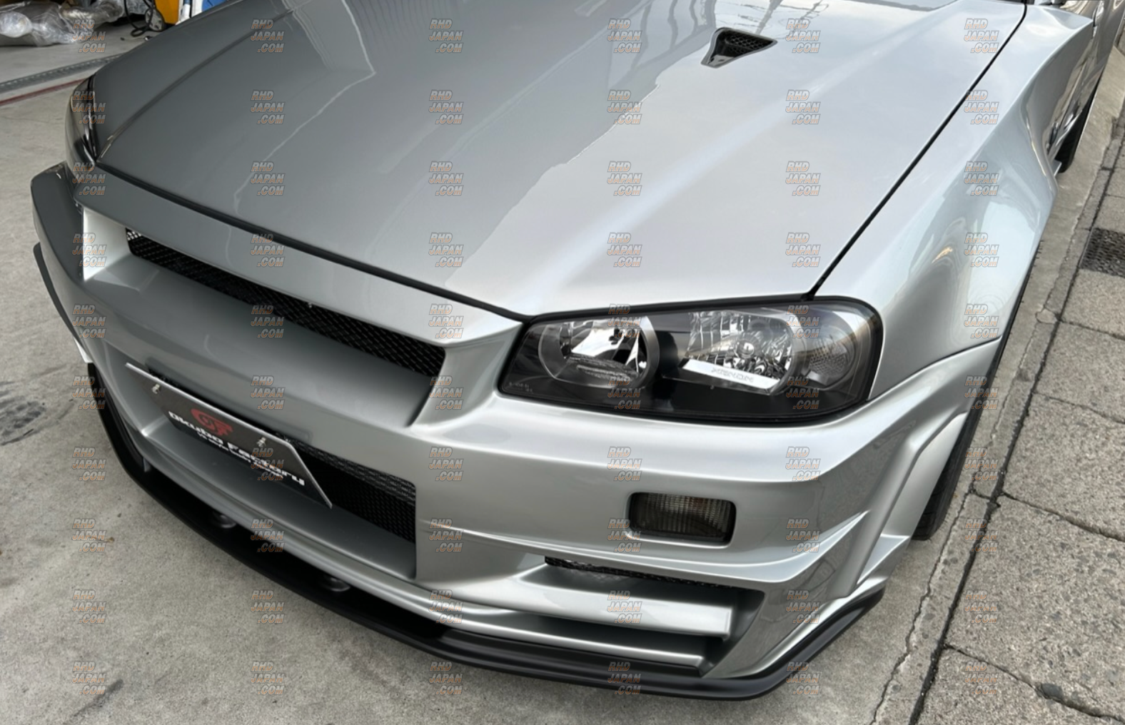【okurin】 Okubo Factory Wide Front Bumper & Front Fender Set - Skyline R34